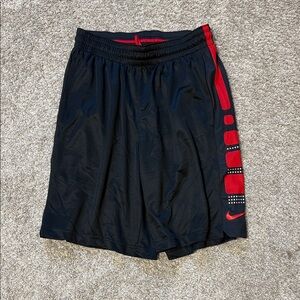 Nike Men's Athletic Shorts in Black with Red Accents
